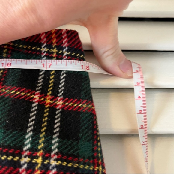 NWT Talbots Plaid Faux Wrap Skirt Size 16 Petite - Picture 9 of 10